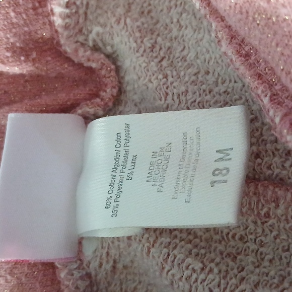 Pink Hooded Baby Outfit LIMITED TOO 18 months - Picture 8 of 10